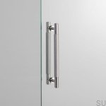 Uchwyt meblowy PULL BAR Double-sided stalowy na szklanych drzwiach