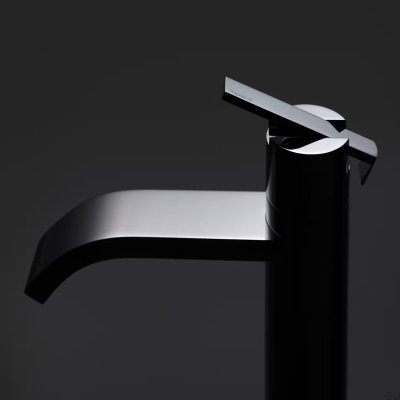 Bateria umywalkowa ART071 Mosiężna Czarna Matowa