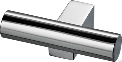 Gałka meblowa T-Bar Bar055 Mosiężna Srebrna Chromowana