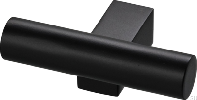 Gałka meblowa T-Bar Bar055 Mosiężna Czarna Matowa