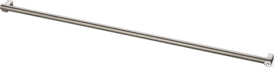 Uchwyt meblowy podłużny Bar569 556 Mosiężny Niklowany Szczotkowany