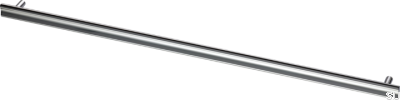 Uchwyt meblowy podłużny Bean 556 Mosiężny Srebrny Chromowany