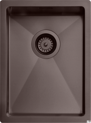 Zlewozmywak kuchenny 3040 Stalowy Brązowy PVD