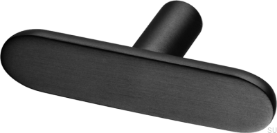 Gałka meblowa T-Bar Pastille 60 Mosiężna Czarna Matowa