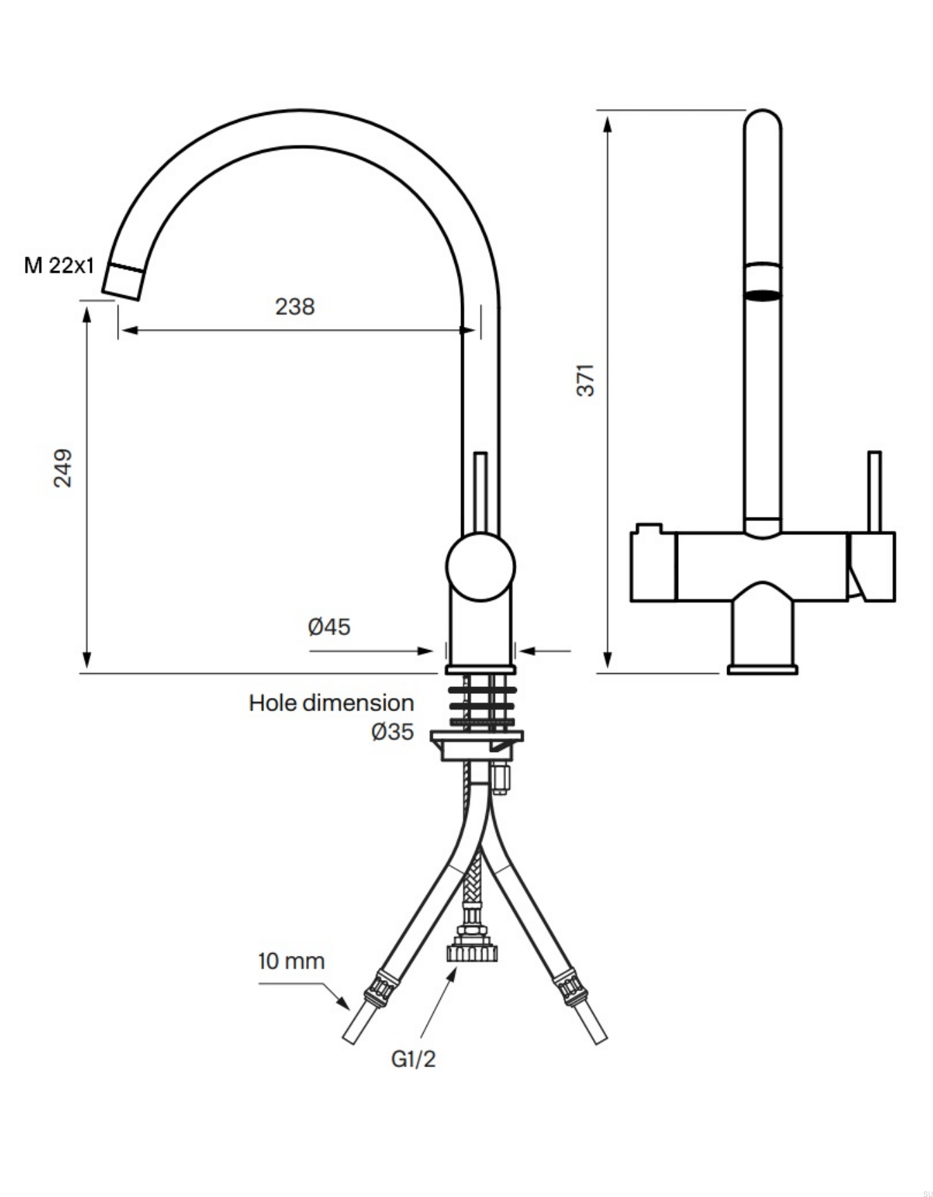 9423452--Bateria-kuchenna-z-zaworem-do-zmywarki-SK-New-184-Mosiężna-Srebrna-Chromowana-Tapwell-Skandynawskie-Uchwyty_2