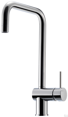 Bateria kuchenna z zaworem do zmywarki SK New 980 Mosiężna Srebrna Chromowana