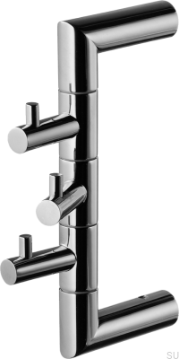 Wieszak na ręczniki TA253 Mosiężny Srebrny Chromowany