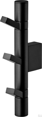 Wieszak na ręczniki TA263 Mosiężny Czarny Matowy