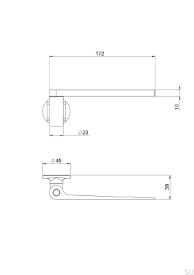 Uchwyt na ściereczkę do naczyń TA300 Stalowy Miedź PVD