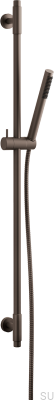 Drążek prysznicowy z regulowanym uchwytem ściennym TVM100 Mosiężny Brązowy