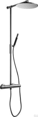 Zestaw prysznicowy TVM300 Mosiężny Srebrny Chromowany