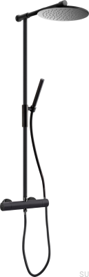 Zestaw prysznicowy TVM300 Mosiężny Czarny Matowy