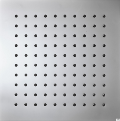 Głowica prysznicowa deszczownica podtynkowa kwadratowa 200 ZSOF075 Mosiężna Srebrna Chromowana