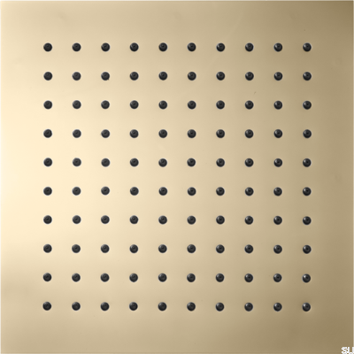 Głowica prysznicowa deszczownica podtynkowa kwadratowa 200 ZSOF075 Mosiężna Polerowana Nielakierowana