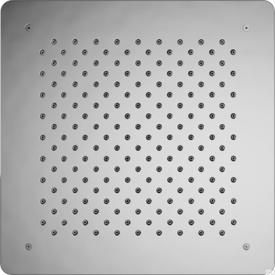 Głowica prysznicowa deszczownica podtynkowa kwadratowa 400 ZSOF097 Mosiężna Srebrna Chromowana