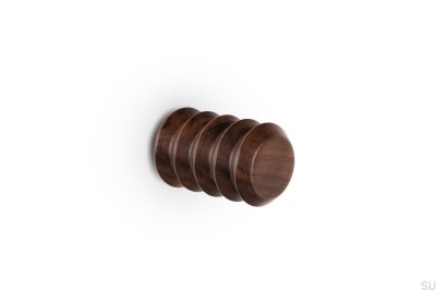 Wieszak ścienny Pulse 28 Drewniany Orzech Włoski Eco