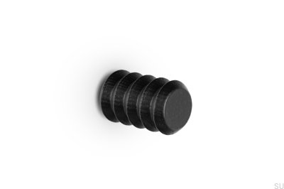 Wieszak ścienny Pulse 28 Drewniany Dębowy Czarny Mat