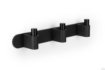 Wieszak ścienny Casey Rack 340 Aluminiowy Czarny Mat