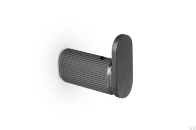 Wieszak ścienny Brooklyn 15 Aluminiowy Czarny Tytanowy