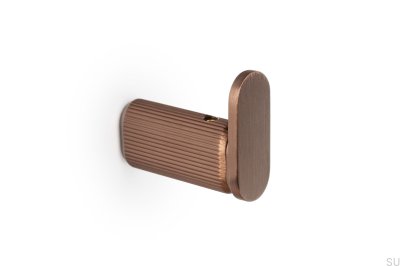 Wieszak ścienny Brooklyn 15 Aluminiowy Brązowy Szczotkowany