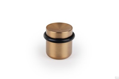 Stoper do drzwi Podłogowy Luv 36 Metalowy Złoty Cava Szczotkowany