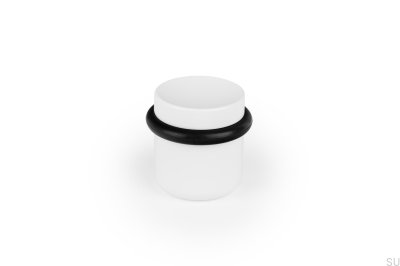 Stoper do drzwi Podłogowy Luv 36 Metalowy Biały Mat