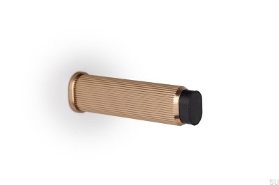 Stoper do drzwi Naścienny Brooklyn Wall 23 Aluminiowy Złoty Cava Szczotkowany