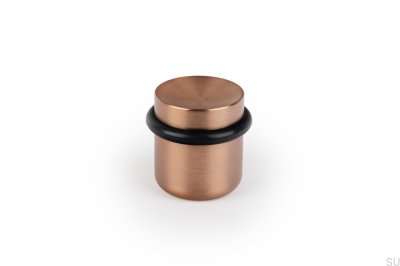 Stoper do drzwi Podłogowy Luv 36 Metalowy Brązowy Szczotkowany