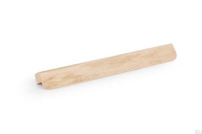 Uchwyt meblowy podłużny Flapp Wood 160 Drewniany Dębowy Nielakierowany