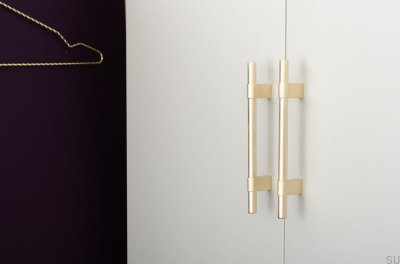 Uchwyt meblowy Line Big 208 Mosiądz Szczotkowany Nielakierowany