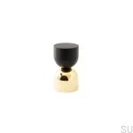 KN56M/AS--Gałka-meblowa-Kokeshi-Mix-1832-Aluminium-Czarne-Mosiądz-Polerowany-Nielakierowany-BB-Sweden-Skandynawskie-Uchwyty_1