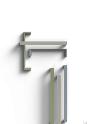 Uchwyt meblowy podłużny Sala 192 Metalowy Zielony