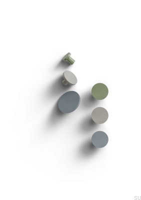 Gałka meblowa Garda 60 Metalowa Silk Grey