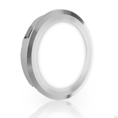 Spot LED Stella Flat 3000K Ip44 3W Srebrny