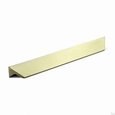 Uchwyt meblowy podłużny Caorle 256 Aluminiowy Złoty Szczotkowany