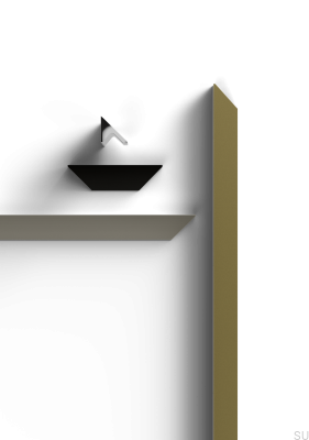 Uchwyt meblowy podłużny Caorle 640 Aluminiowy Srebrny Szczotkowany