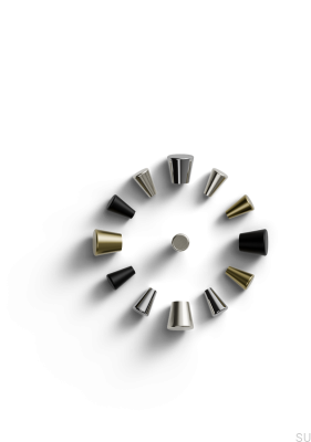 Gałka meblowa Padua 30 Metalowa Srebrna Szczotkowana