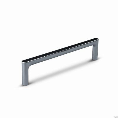 Uchwyt meblowy podłużny Torino 128 Aluminiowy Srebrny Chrom Polerowany