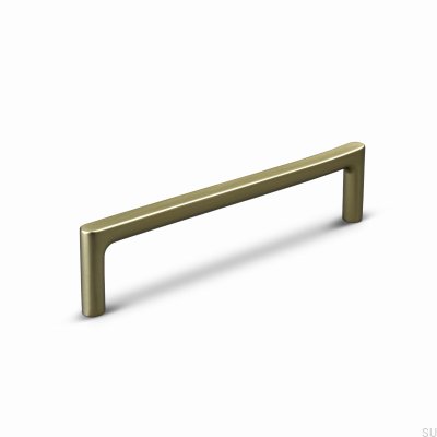 Uchwyt meblowy podłużny Torino 128 Aluminiowy Złoty Szczotkowany