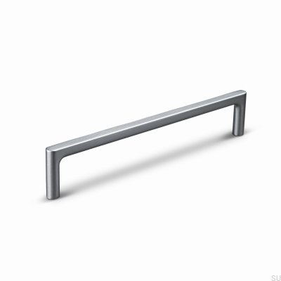 Uchwyt meblowy podłużny Torino 160 Aluminiowy Srebrny Szczotkowany