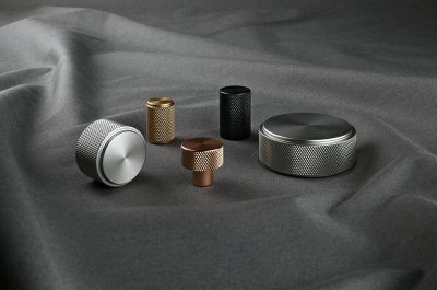 Gałka meblowa Rimini 20 Aluminiowa Czarna Matowa (Wysoka)