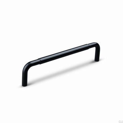 Uchwyt meblowy podłużny Siena 128 Aluminiowy Czarny Mat