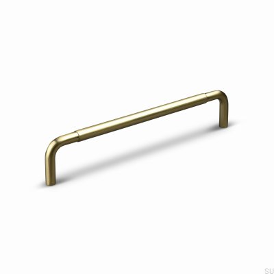 Uchwyt meblowy podłużny Siena 160 Aluminiowy Złoty Szczotkowany