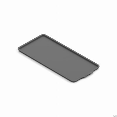 Pokrywka do kosza na odpady Leon 12l Ciemnoszara