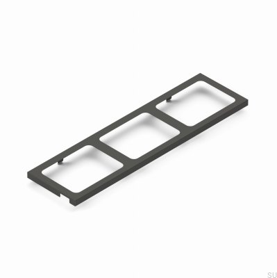 Rama górna do systemu segregacji Toledo 80x35 Ciemnoszara