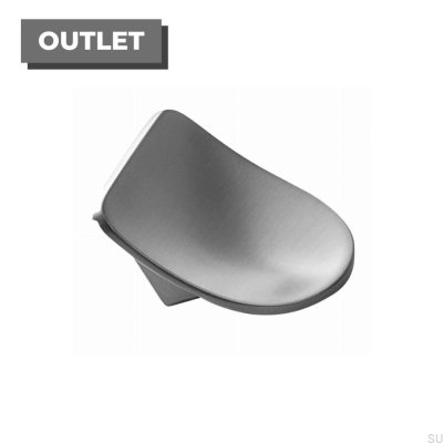 Gałka meblowa Slope 16 Metalowa Srebrna