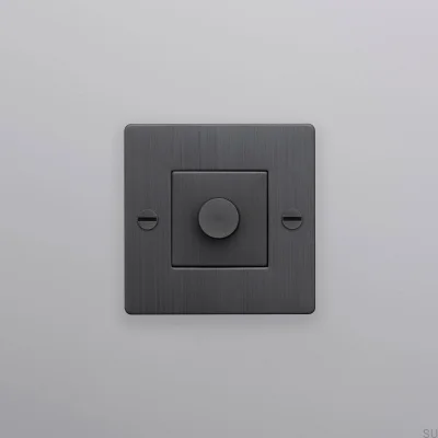 Ściemniacz bez logotypu LED Cross 1G 250W Mosiężny Palony Brąz  Standard Europejski