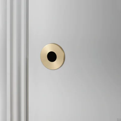 Szyld okrągły Swiss 38 mm Mosiężny Standard Szwajcarski