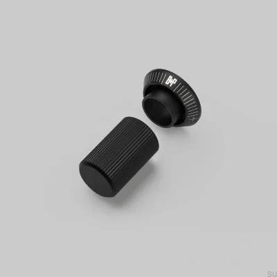 Zestaw dekoracyjny do ściemniacza Detail Linear Stalowy Czarny