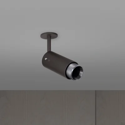 Lampa regulowana punktowa Exhaust Cross Stalowa Grafitowa ze Srebrnym